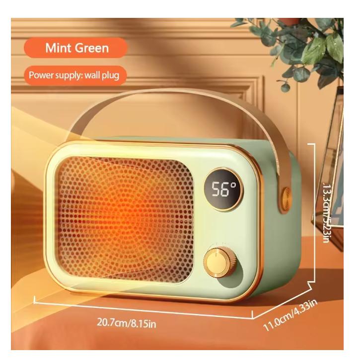 1200W Electric Space Heater Portable Home Heater Electric Heater Portable Heater with LED Screen PTC Ceramic Fast Heating