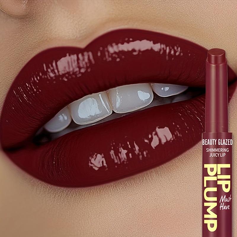 

12 цветов мерцающий увлажняющий блеск-помада в форме карандаша, прессованный глянцевый уход за губами, косметика, росистая помада 2 в 1, питательная и стойкая 112