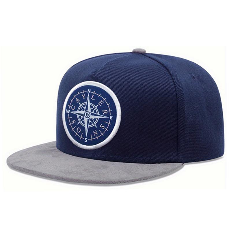 2026 New Hip Hop Hat NSWE Compass Embroidered Skateboarding Hat Daily Decoration Hat Sunshade Hat Unisex Flat Edge Baseball Hat