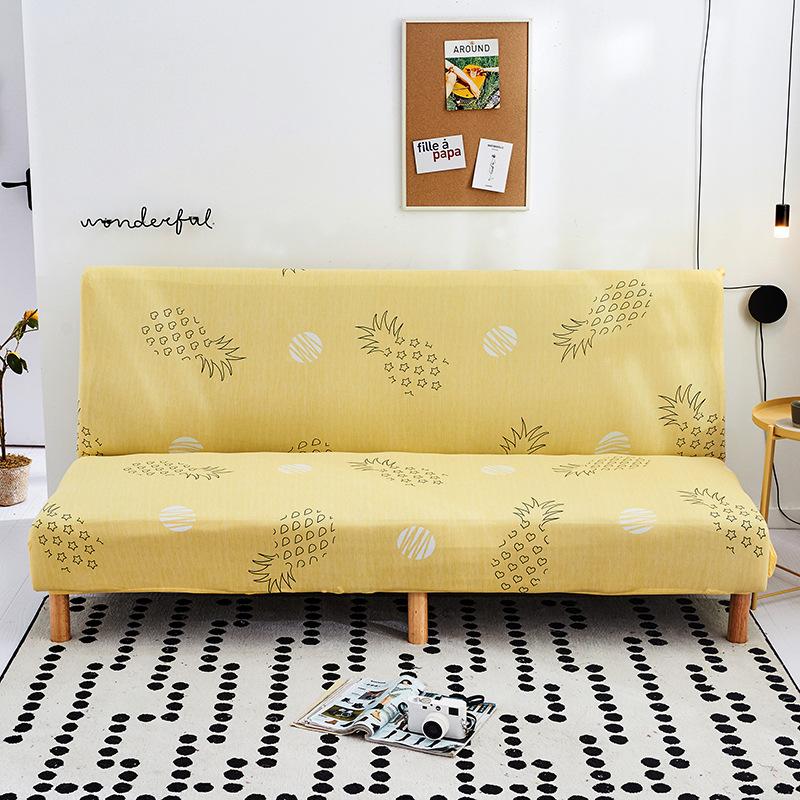 Handrails-free Elastic Sofa Cover All-inclusive Folding Sofa Bed Cover Full Cover Elastic Sofa Cover