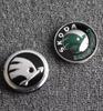 4PCS 56mm Car Wheel Center Hub Cap Emblem Metal Sticker For Kylaq Elroq Octavia Enyaq Kamiq Scala Rapid Superb Karoq Fabia