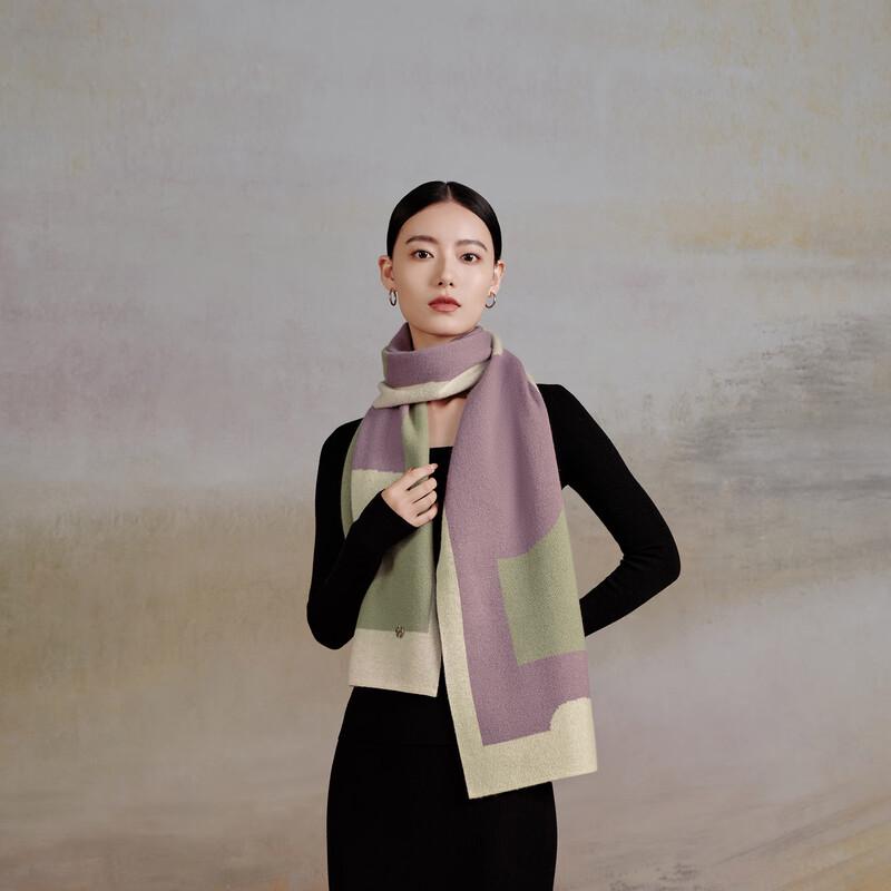 WENSLI Women's Pure Wool Winter Scarf & Shawl