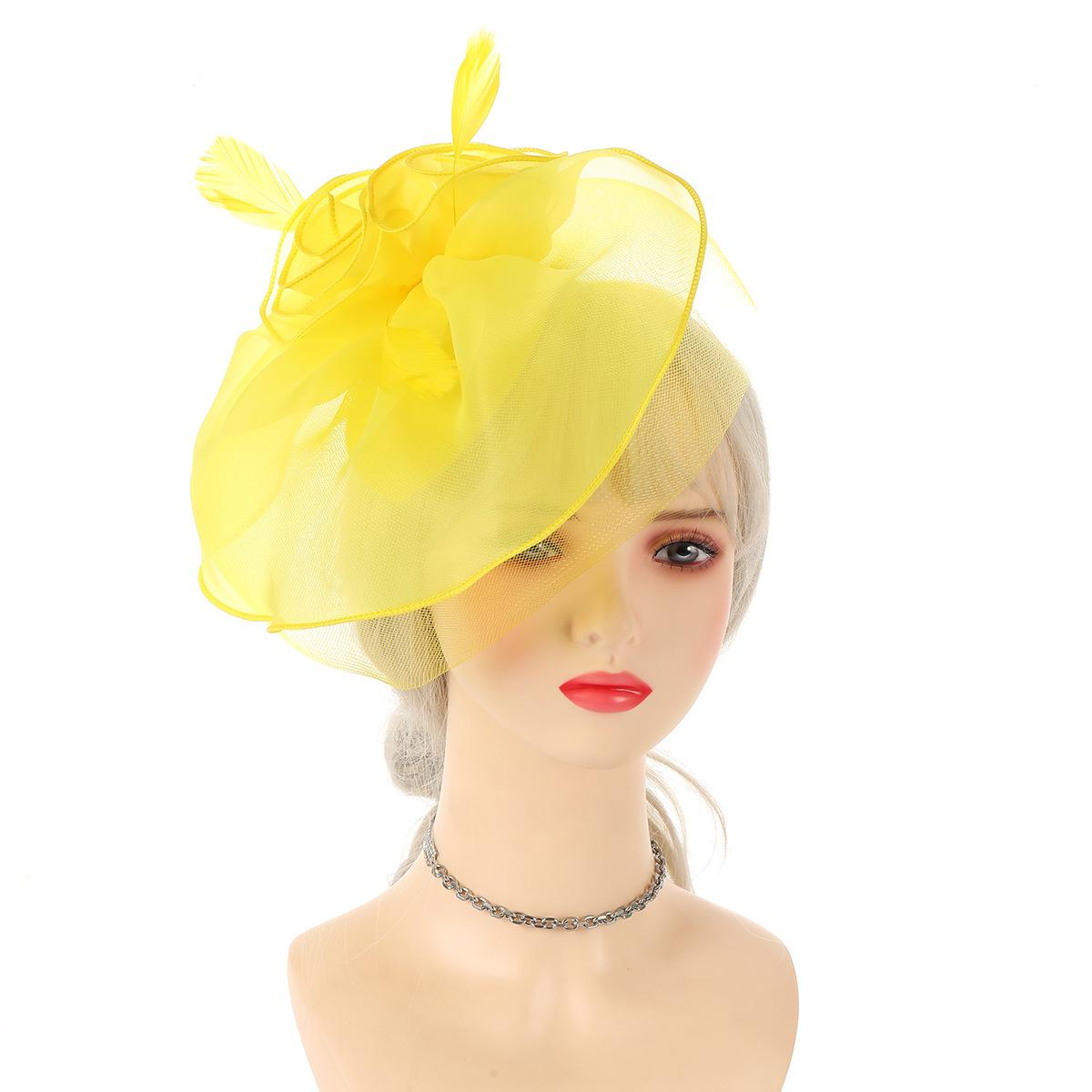 JYL TS DIY Модный женский шляпа-клош Осень Зима элегантный шляпа yellow_ columbia синий