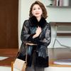 Middle-Aged & Elderly Women's Plush Lined Winter Coat
