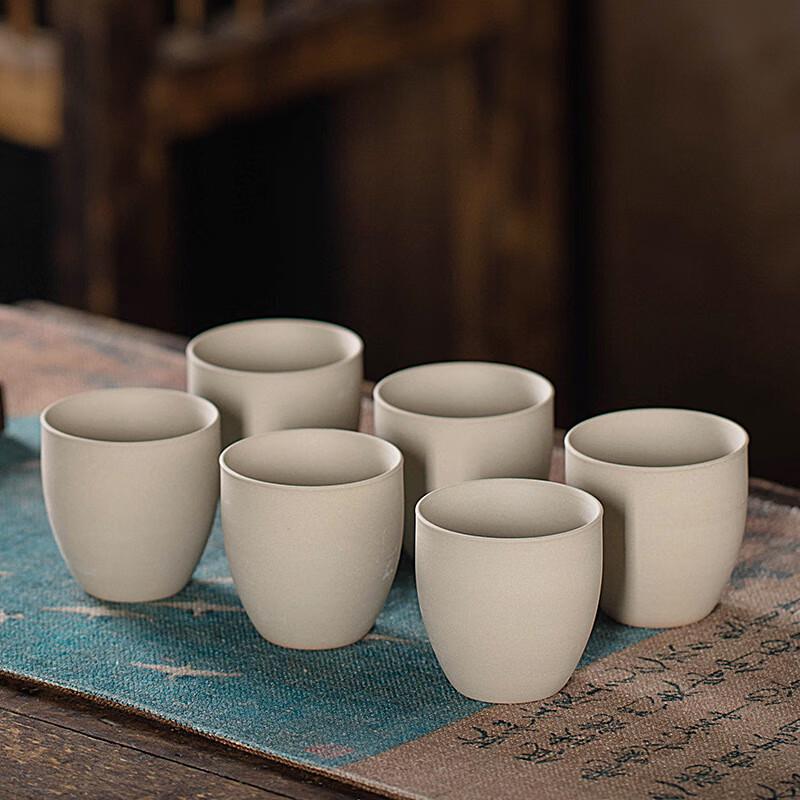 Shangqi Retro Ceramic Charcoal Tea Set