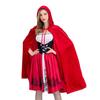 Halloween Little Red Riding Hood Clothing Stage Performance Outfit Cosplay Dress Cloak Adult Women Skirt Costume