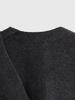 2023 Y2K Women's Asymmetrical Scarf Short Knit Long Sleeve Cardigan