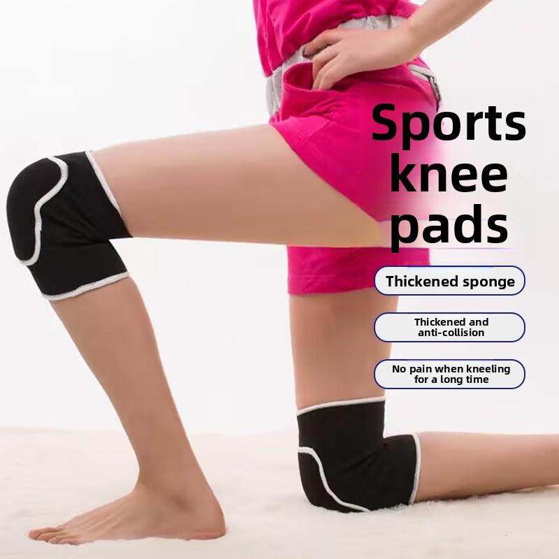 Dancing Sponge Knee Pads Keep Warm Roller Skating Dance Anti-Kneeling Anti-Collision Practice Thickened Knee Pads Sports Dance Knee Pads