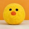 Brinquedos para Gatos Forma de Pato Amarelo Bolas Silenciosas de Lã Feltro Macio Resistente à Mordida Brinquedo para Gato Seguro para Mastigar Arranhar Brinquedo Divertido para Animal de Estimação para Filhote