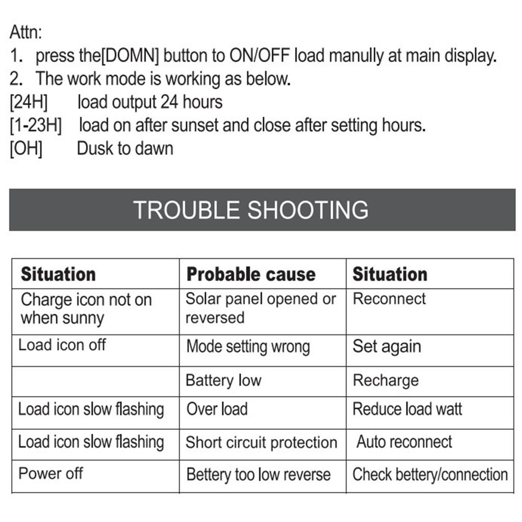 Intelligentes LCD-Display Solarmodul Batterieregler 12V 24V 20A Tragbares Zubehör für effizientes Energiemanagement