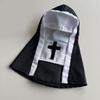 Lovely Pet Sister Outfit Soft Breathable Cats Nun Costume For Halloween Party And Festival Event DressingUp Essential