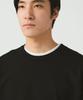 Snow Peak Washable Wool Crewneck Knit Knit and Sew Long Sleeve for Men and Size L KN-25AU001 Sweater/Cut T-Shirt Women, Black,