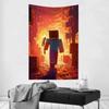 Anime Game HD MMinecraftS Tapestry Room Decor Wall Cloth Party Hanging Background Room Decor Baby Room