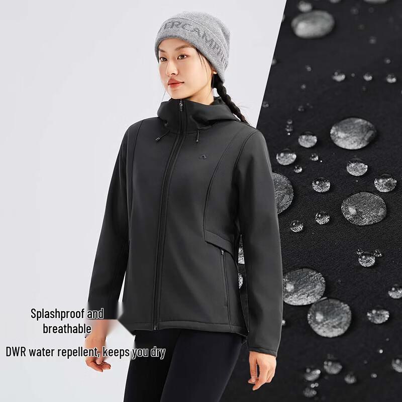 Pioneer Camp Women's Hooded Waterproof Softshell Jacket
