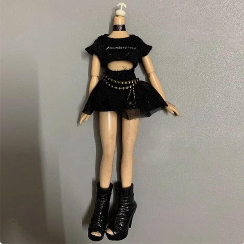 Kids Toys Doll Outfit Skirt Fashion T-shirt Pants Doll Dresses Clothes for 1/6 BJD 27~28cm Doll