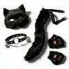 Cat Ear Bell Headband & Hairpin Set - Festive Headdress