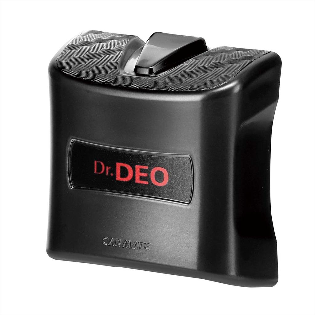CARMATE Car Deodorizer Premium Type Stabilized Chlorine Dioxide Lasts 60 Days D252 Anti-Mold, Antibacterial, Dr.DEO Foot-Mounting