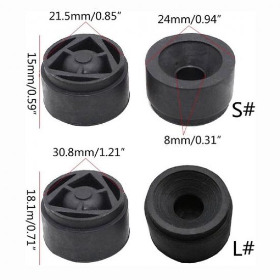 3x Engine Cover Trim Rubber Mount Grommet Bush Protective Gasket For Ford C-Max