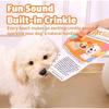 Brinquedo de Jornais Indestrutível para Cães, Brinquedo de Jornais Rangente para Cães, Brinquedos Duráveis Laváveis Resistentes a Mordidas para Animais de Estimação