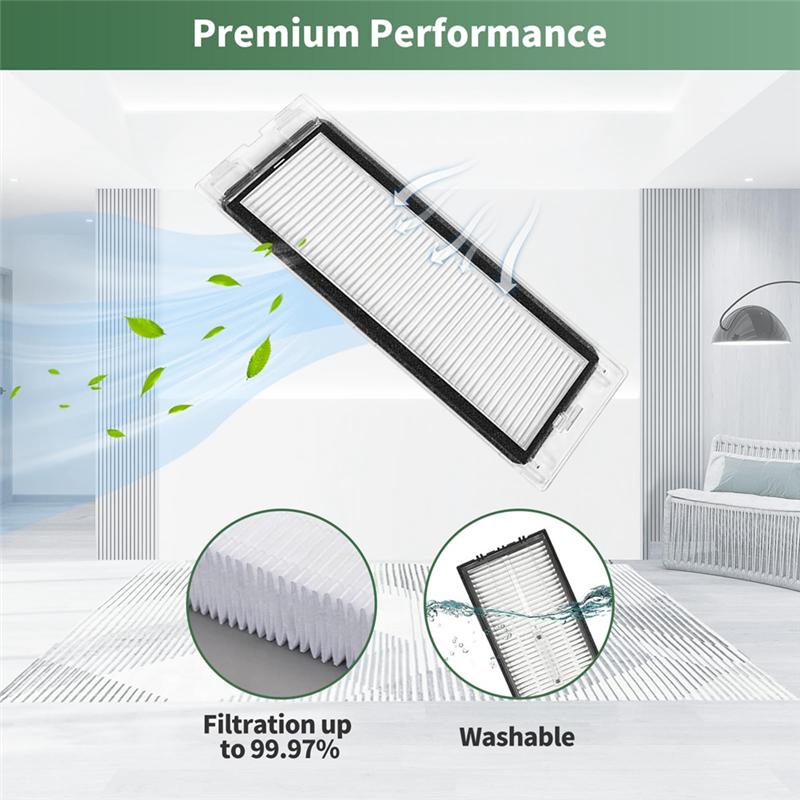 

A65T-Accessories Kit For Roborock Q5,Replacement Parts For Roborock Q5 Q5+ Q5 Plus Vacuum Cleaner