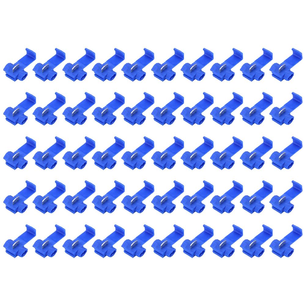 50pcs Wire Connector Quick Connector Terminal Crimping No Destructive No BreakWire Mini Screw Terminal Blocks Connector