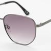 Meigan Nagoya Eyewear Sunglasses for UV Protection Metal Square Wellington Japanese Gradient Men Stylish, (99%), UV400, Frame, Cut, Gold, Style,