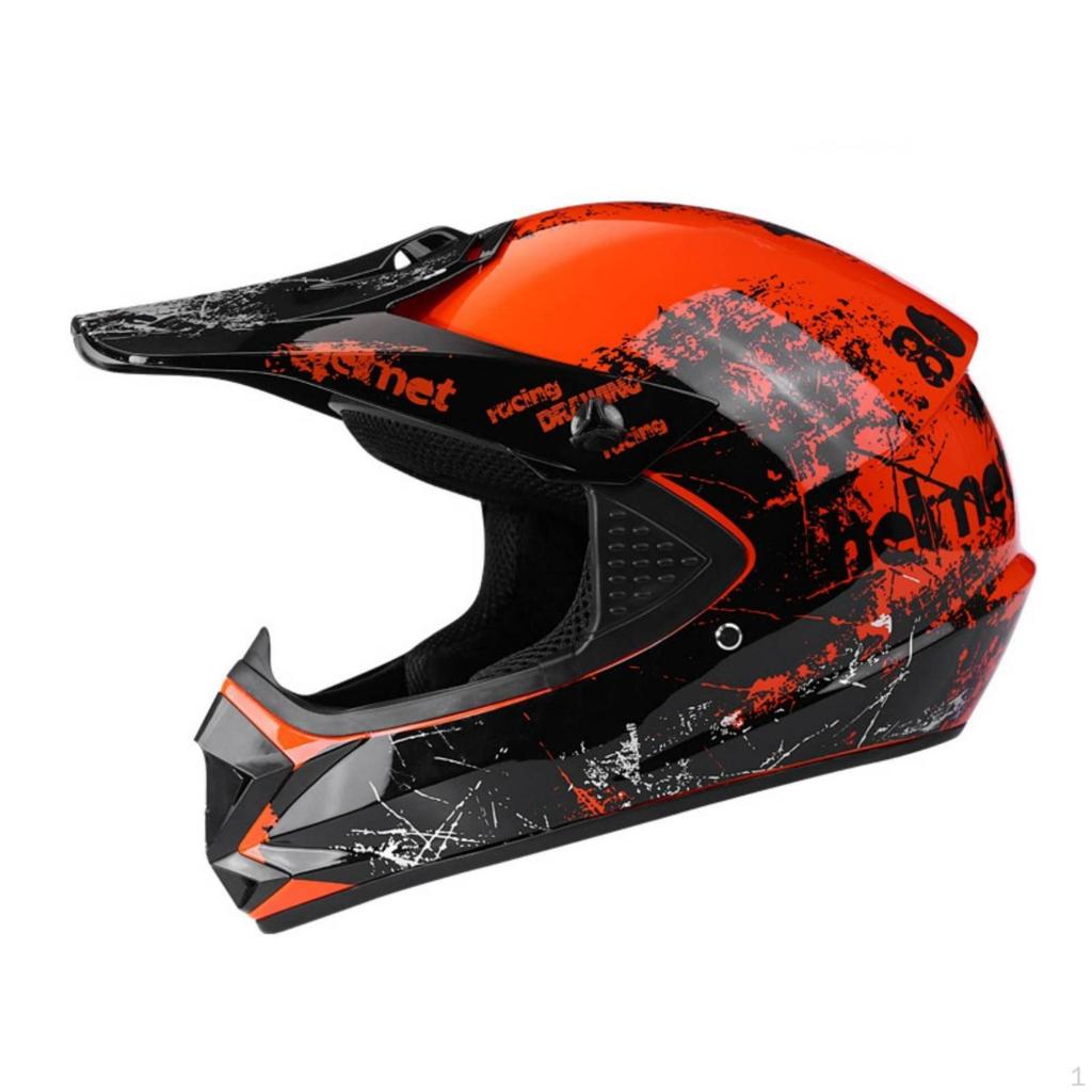 Motocross Helmet Aerodynamic FullCoverage for Motorcyclists, Riders, Downhill