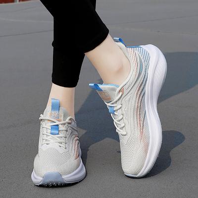 Schuhe für Damen Sommer 2024 Freizeit Hohe Qualität Sport Laufen Bequem Dicke Sohle Mode Outdoor Walking Vulkanisierte Schuhe