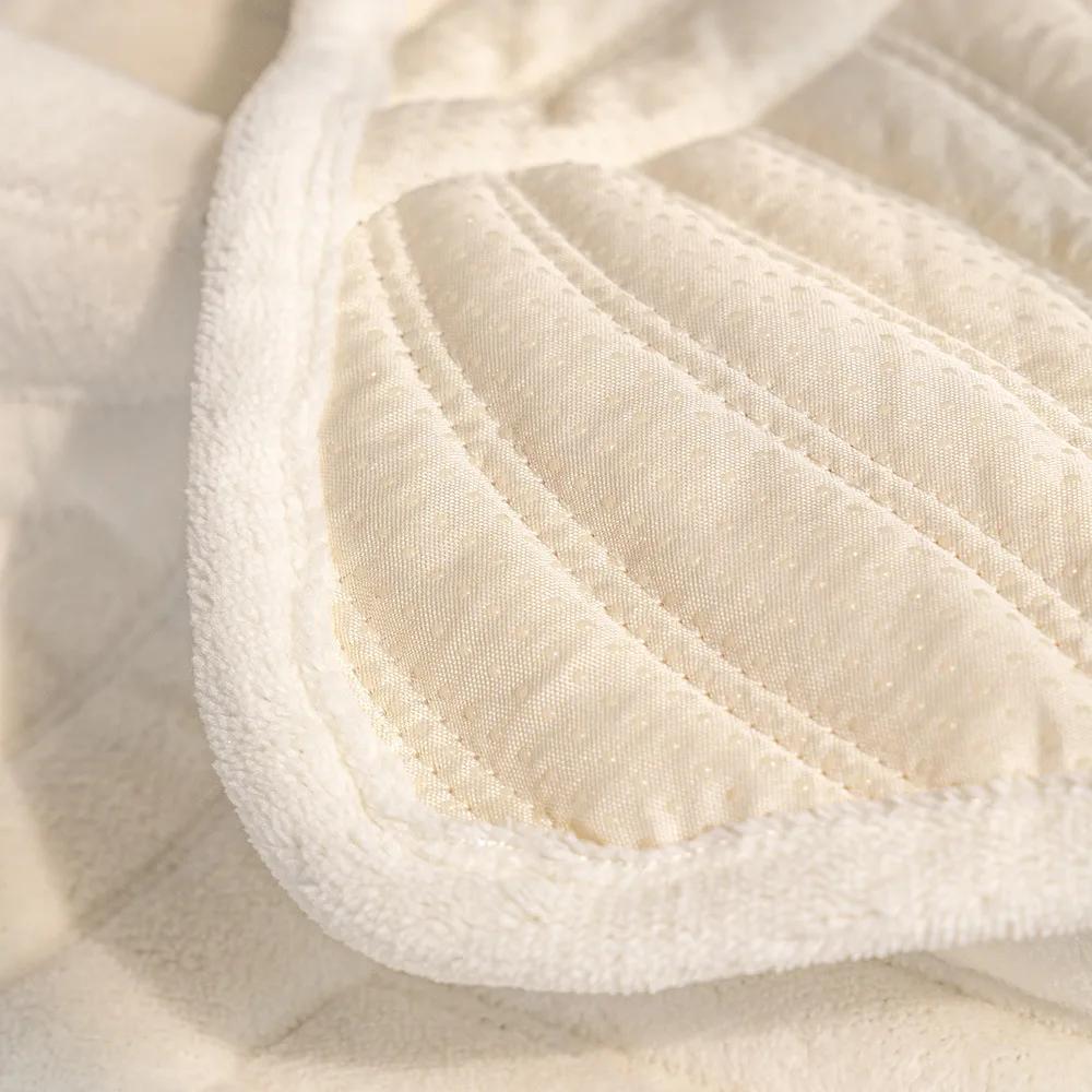 Modern Einfach Sofakissen Einfarbig Kurzplüschkissen Kissenbezug Handtuch Sofabezug Rutschfest Verdickend