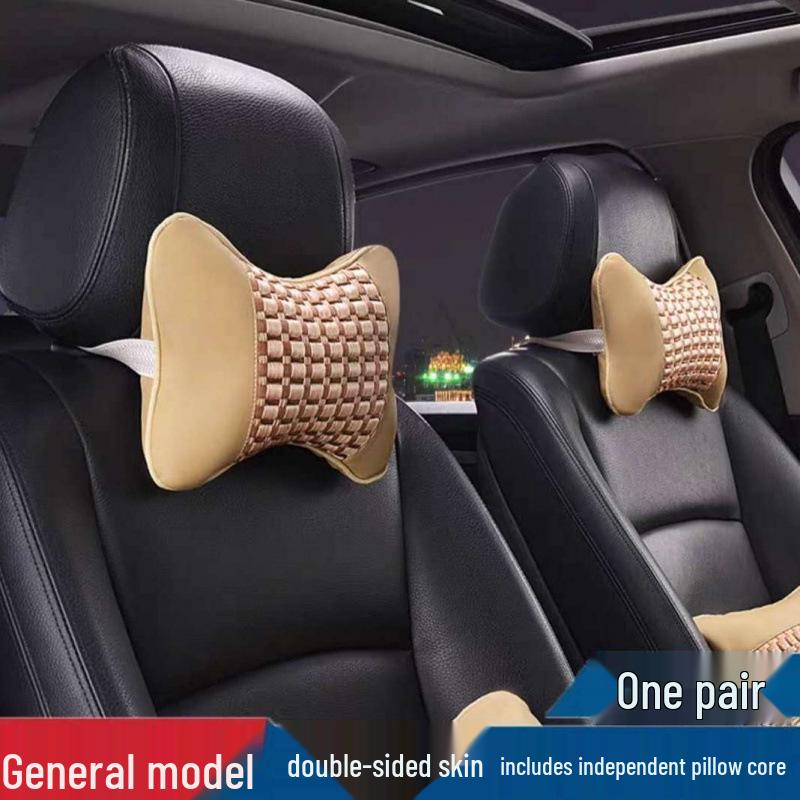 Car Neck and Lumbar Support Pillow Set – Cute Cartoon Design