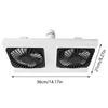 Socket Ceiling Fan Double-Head 3-Speed Dimmable Small Ceiling Fans With Lights Bulb For Bedroom Kitchen Home Office Apartment