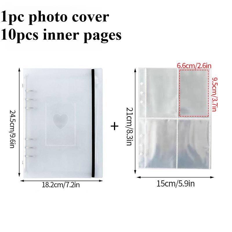 Binder Photocards Holder Binder Photocard Sleeve Background Paper Kpop Photo Album Binder Page Binder Photo Sleeve