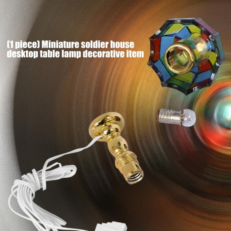Antique Doll House Miniature Light Scene Setting Decoration LED Lighting Decors for Miniature Garden And Craft Scene