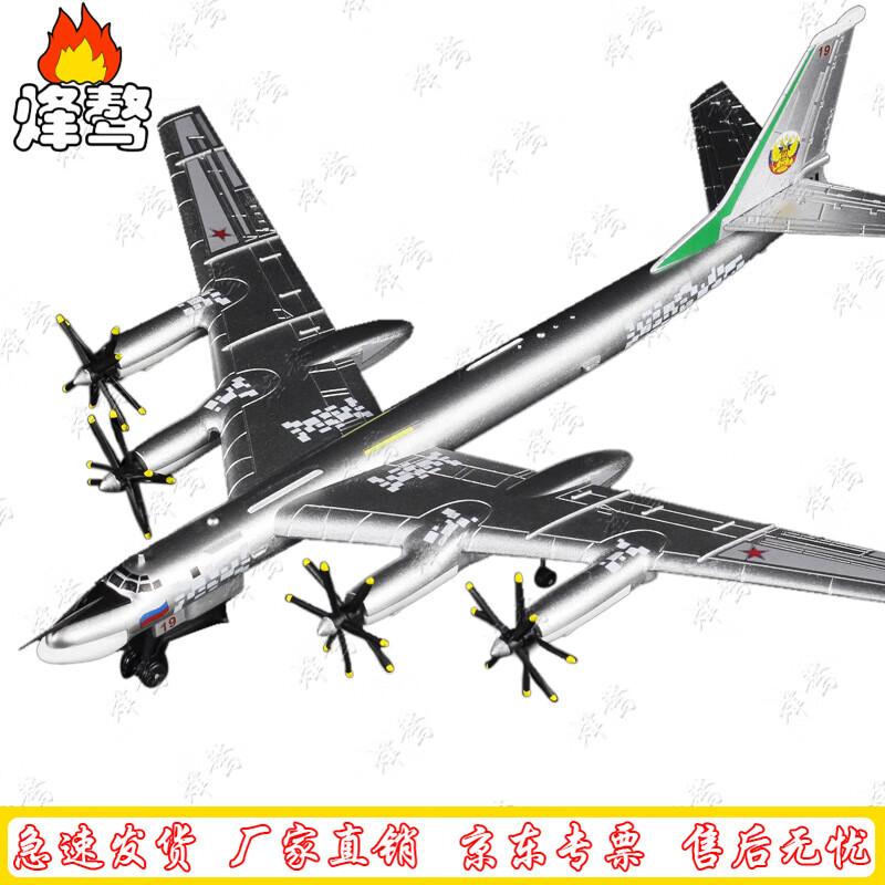TU-95 Bear Bomber Alloy Model