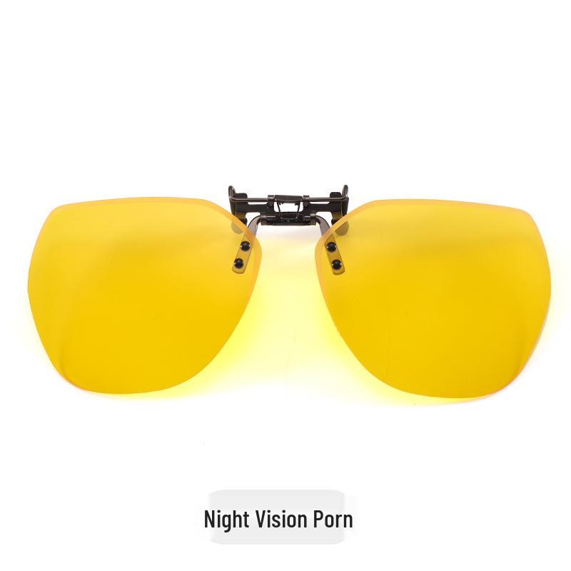 Ultralight Myopia Clip-On Sunglasses for Men & Women - Polarized Day & Night Driving.