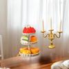 Aesthetically Appealing Mini Cake Stand Tray Model For Doll House Decor.