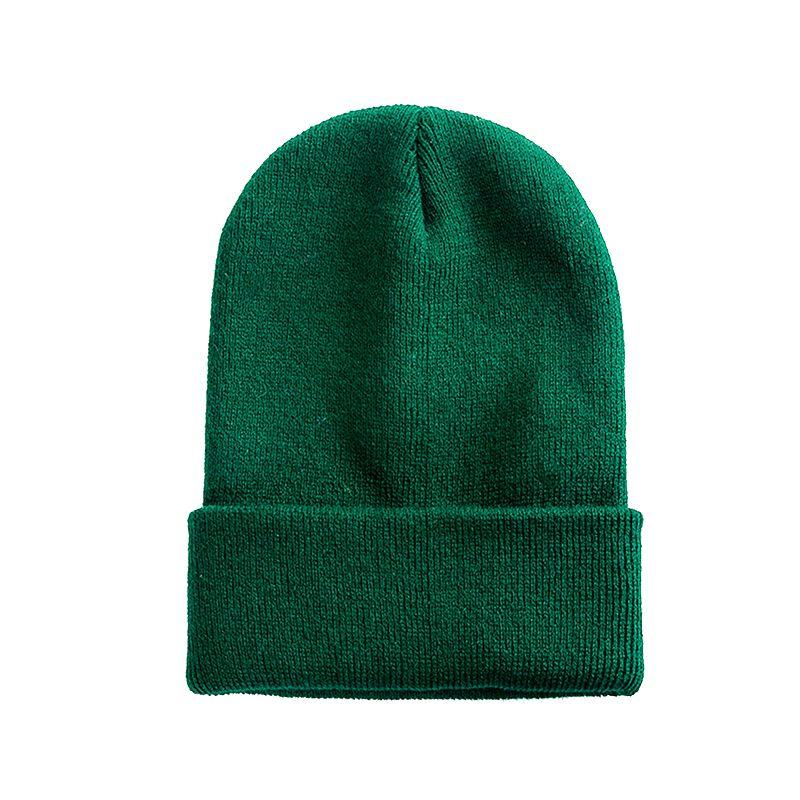 New Unisex Multicolor Autumn & Winter Beanie Hat Men Women Basic Daily Beanie Soft Knitted Hat All-match Streetwear Cap