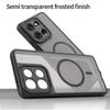 Matt Bőrfogású Mágneses Telefon tok Motorola Edge 2025-höz, Féláttetsző G56.