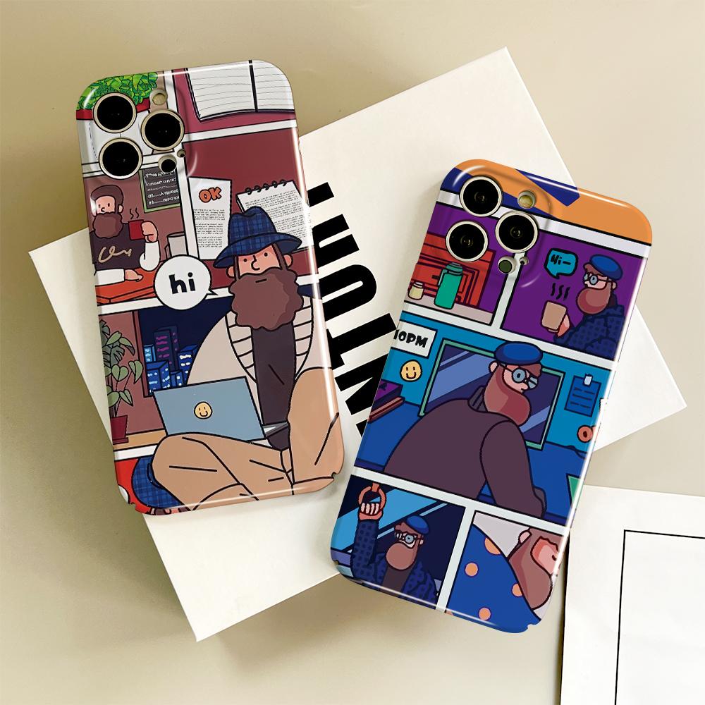 All-inclusive-Film-Telefonhülle Cartoon-Modedesign Hartschalen-Vollschutzhülle für die Kamera für iPhone Samsung Xiaomi Poco Redmi Huawei Honor