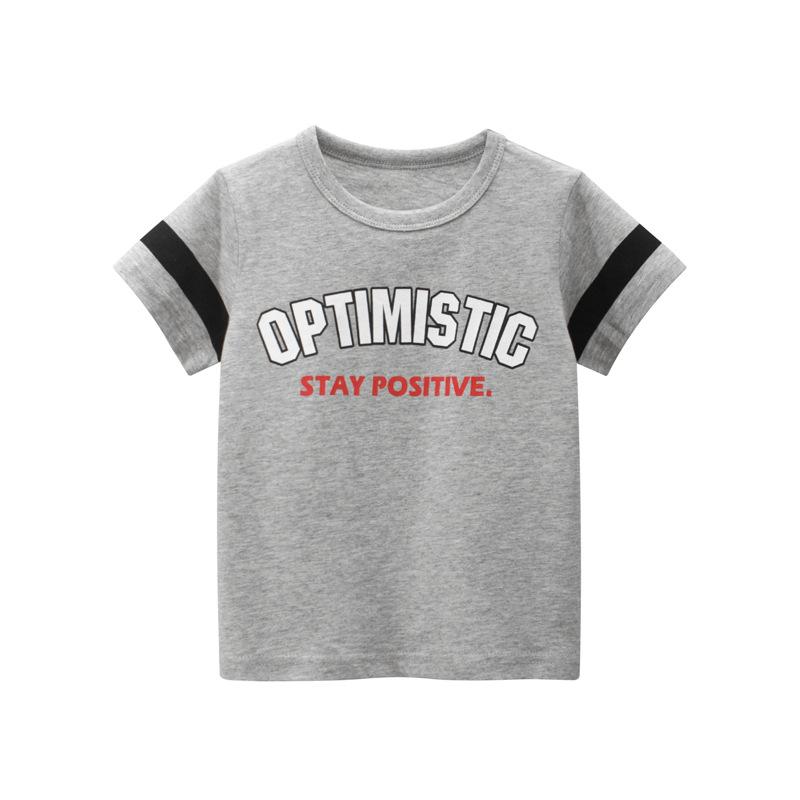 Children s clothing summer new children s short-sleeved t-shirts, Korean version of boys baby clothes 90cm