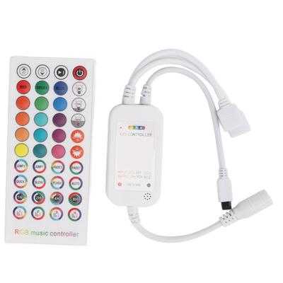 LED Strip Light Dimming Controller with RGB Remote Control Adjust Color Brightness for KTV Music