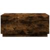 LED Coffee Table In Smoked Oak 90 X 50 X 40 Cm