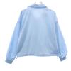 Adidas Originals Trefoil Logo Windbreaker L Sky Blue Mesh Lining Women Used