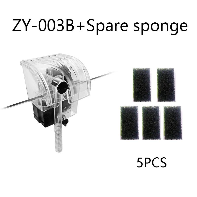 110V 220V Aquarium Filter Wall-mounted Fish Tank Filter External Grass Tank Filter Water Flow Adjustable Suitable for 30-80CM