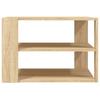 VidaXL Table basse chêne sonoma 59,5x59,5x40 cm bois d'ingénierie 834248