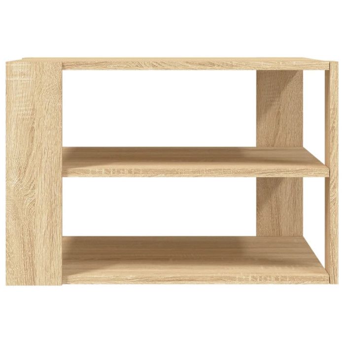 VidaXL Coffee Table Sonoma Oak 59.5x59.5x40 Cm Engineered Wood 834248