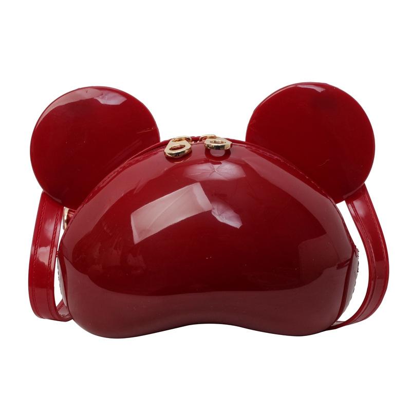 Personalized Small Bag 2025 New Japanese Cartoon Cute Girl Foreign Style Little Red Book One-shoulder Shiny Small Round Bag Pu