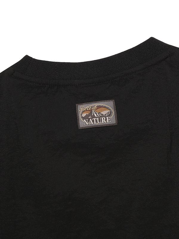 BBC EARTH W Utility Woven Round T-Shirt_Black