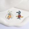 Cartoon Anime Angel Rabbit Enamel Pins Analog Horror Web Series Villain Character Brooches Lapel Badge Jewelry Gifts for Friends