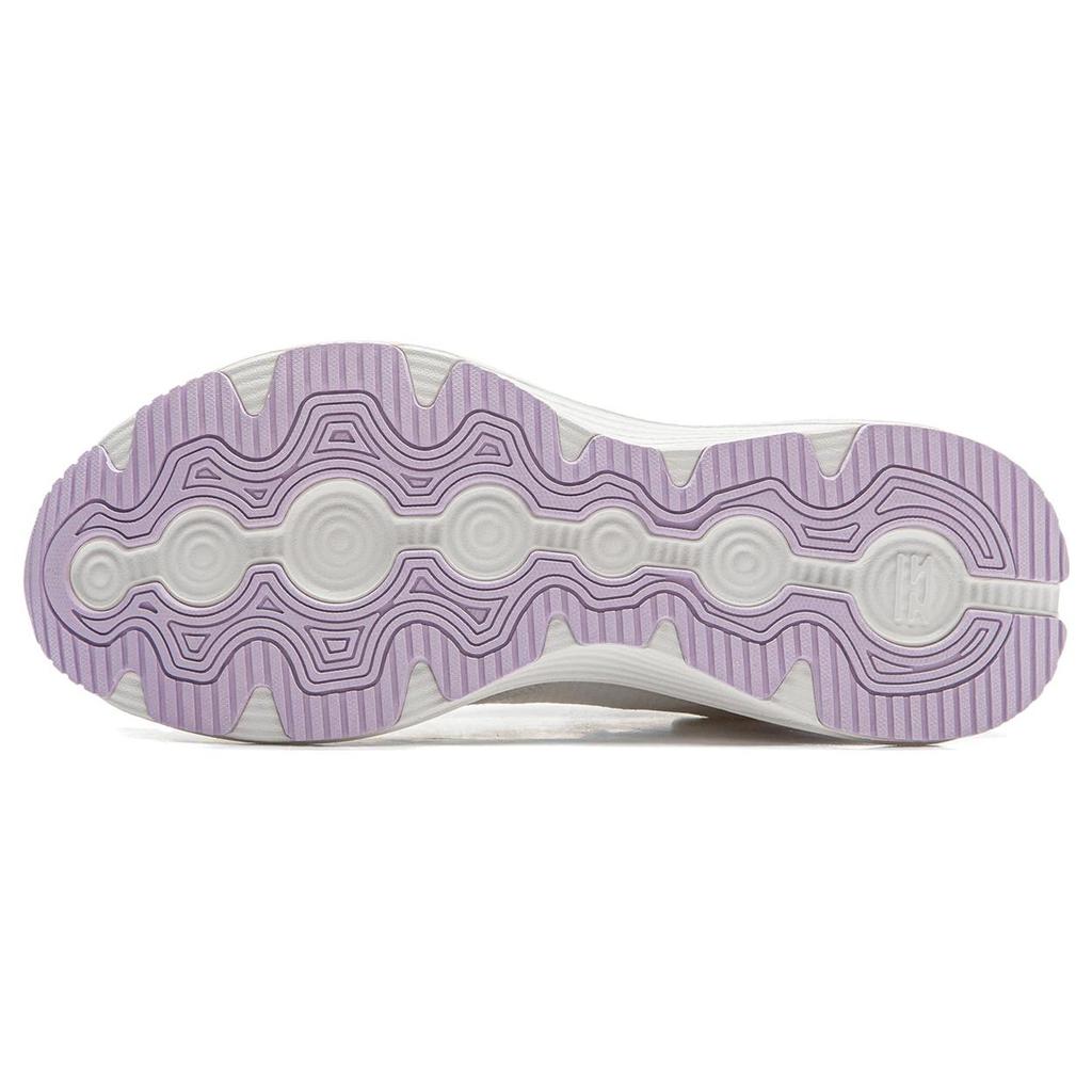 New LiNing YueYing Element Slip Resistant Low Top Running Shoes Women's White Purple ARHT060-1